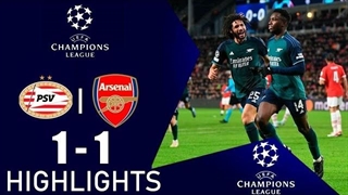 آیندهوون ۱-۱ آرسنال | هفته پایانی دور گروهی لیگ قهرمانان اروپا