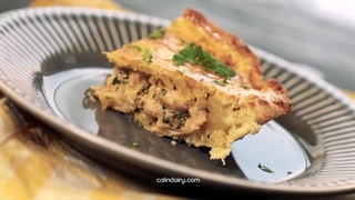 طرز تهیه تارت مرغ با پنیر آسون و ساده