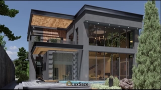 پروژه طراحی ویلا در کردان لوکس سازه