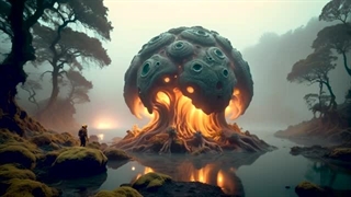 یک ساعت آهنگ و آوای پیرامونی با نگاره های دانشی پنداری زیبا به همراه داستان