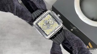 ساعت هابلوت اسکوئر بنگ مشکی Hublot Square Bang BB1