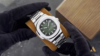 پتک مردانه فیلیپ ناتیلوس Patek Philippe Nautilus Green 02