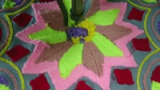 دوخت زنجیری رشتی دوزی در شنلدوزی ترنج