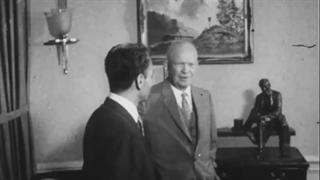 پیشواز نیکسون و استقبال آیزنهاور در سفر محمدرضا شاه پهلوی به امریکا تیر ۱۳۳۷