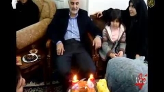 آرزوی شهادت حاج قاسم سلیمانی در جشن تولدش