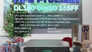 سرور اچ پی ای مدل HPE ProLiant DL380 G10 16SFF