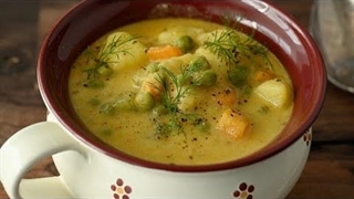 سوپ سیب زمینی - موج کره ای