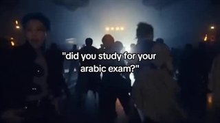 برای امتحان عربی خوندی؟من: