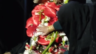 محل بمبگذاری دیروز گلزار شهدا کرمان 14 دی1402