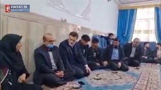 منزل شهید مهدی زاده پس از حادثه تروریستی کرمان