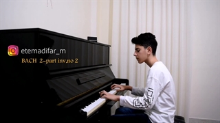 باخ انوانسیون دوصدایی شماره 2 _ bach 2-part invention no 2