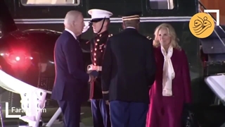 سردرگمی بایدن این بار در فرودگاه