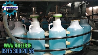 دستگاه پرکن 20 لیتری مایعات رقیق ماشین سازی جی | 09153002056