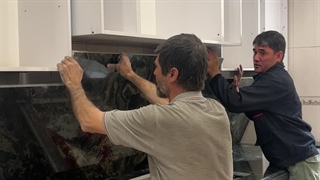 نصب سنگ کابینت | کارخانه سنگ تهرانی