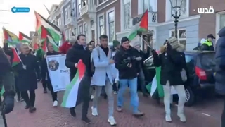 زمینه سازان ظهور - تظاهرات در هلند - لاهه در مورد نسل‌کشی رژیم صهیونیستی در غزه