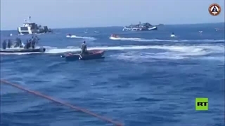 شاهکار مقاومت یمن در دریای سرخ؛ ناو انگلیسی در آتش سوخت