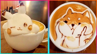 آموزش طراحی روی قهوه