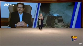 کنایه‌های خانم مجری به رئیس بیمارستان گاندی در آنتن زنده