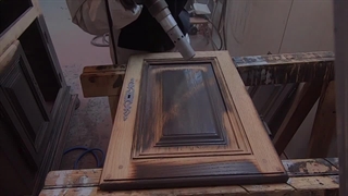 آموزش سندبلاست چوب