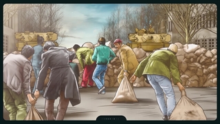 بیعت تاریخی | پشتیبانی مردم برای جلوگیری از قتل عام نیروی هوایی ارتش