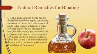 درمان‌های مختلف نفخ