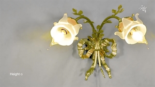 چراغ دیواری کلاسیک پارس لوستر فراهانی کد 6989