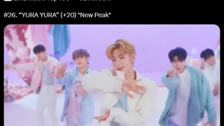 یورا یورا از زیروبیسوان به عنوان رنک 26 تاپ 100 لاین موزیک ژاپن (+20) سه ساعت بعد انتشار...