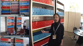 قفسه بایگانی کشویی دیواری