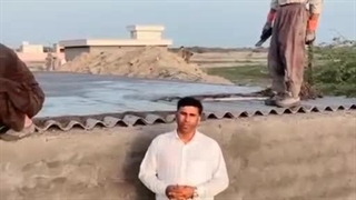 به همت خیرین مخزن آب روستای کمشهر شهرستان کنارک ساخته شد