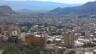 خرم آباد از کوه کمر سیاه