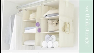 We think storage Hanging Closet Organization, Optimize Your Vertical Space!