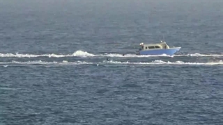 مین ریزی سپاه پاسداران در رزمایش دریایی