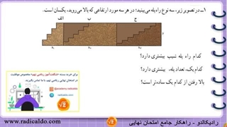 حل گام به گام فعالیت ۱  صفحه ۱۰۳ ریاضی نهم