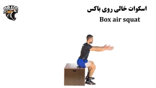 آموزش حرکت اسکوات روی باکس | فرم صحیح اسکوات بدون وزنه