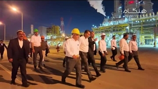 بازدید محمود امین_نژاد، معاون برنامه_ریزی و توسعه کسب و کار گروه صنایع پتروشیمی خلیج فارس از پتروشیمی هنگام
