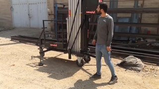 بالابر تک‌ریلی 9 متری: قدرتمند، ایمن، و ایده‌آل برای ارتفاعات