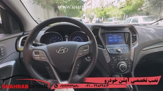 نصب دیلایت فابریک سانتافه نصب هدلایت پرژکتور سانتافه
