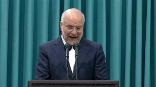 ارائه گزارش  دکتر محمدباقر قالیباف، رئیس مجلس شورای اسلامی